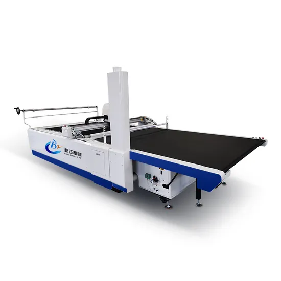 Full Automatic Non-Stop Multi-Layer Garment Jean Knitwear Tattingbatch Down Coat Underwear Glove Fabric CNC Forwarding & Cutting Machine