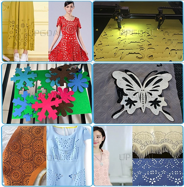 Cloth Textile Car Foot Mat CO2 Laser Cutting Machine with Auto Feeding 1600*2500mm