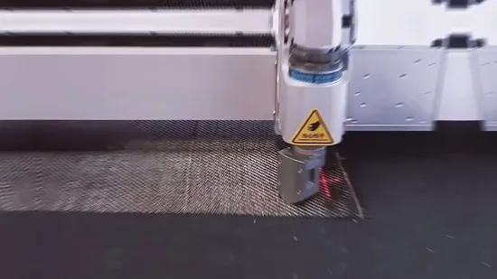 Découpeuse numérique de couteau oscillant de commande numérique par ordinateur de qualité supérieure pour la fibre de verre d'étiquette de tissu de cuir de tissu de fibre de carbone