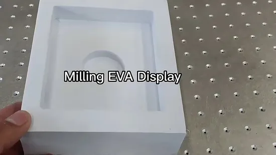 Machine de coupe de couteau oscillant d'éponge de polyéthylène PE d'unité centrale de mousse d'EVA pour la coupe et le fraisage faits sur commande de mousse d'emballage